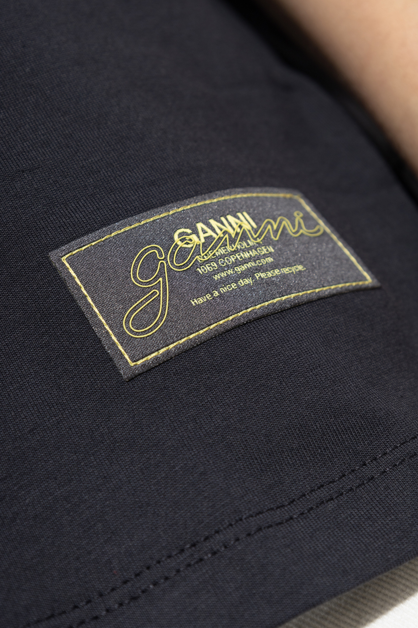 GANNI ブラック Tシャツ 月と星デザイン GANNI フクロウ Tシャツ | グレー | FARFETCH JP